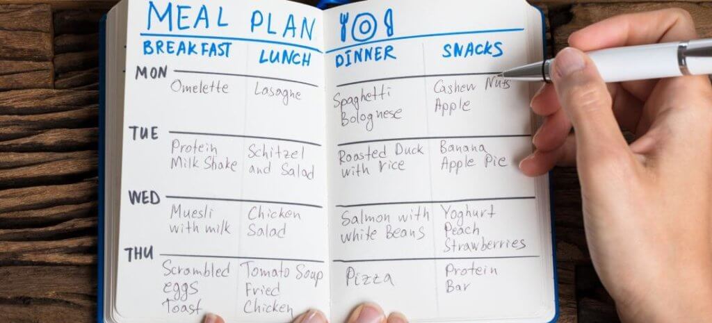 Plan meals your wisely
